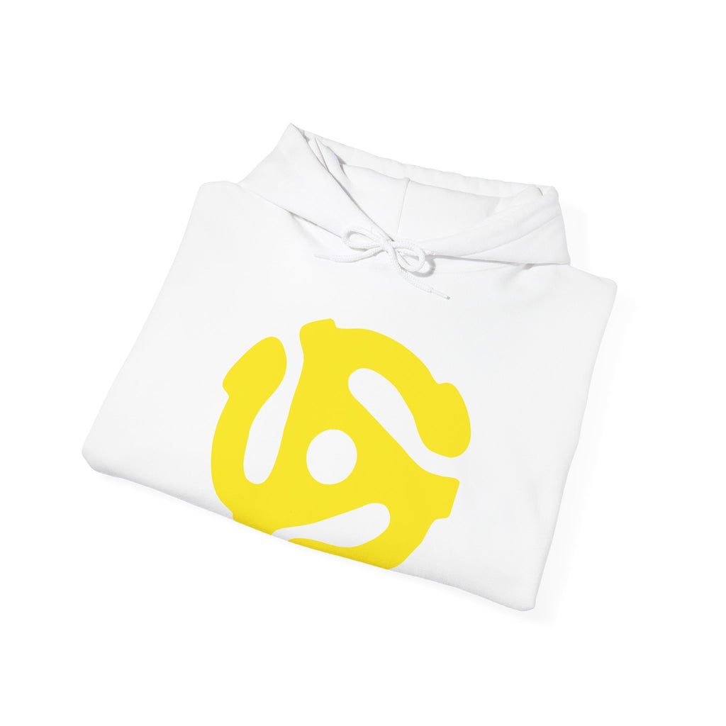 Yellow Spider Vinyl Record Insert Unisex Heavy Blend Hooded Sweatshirt