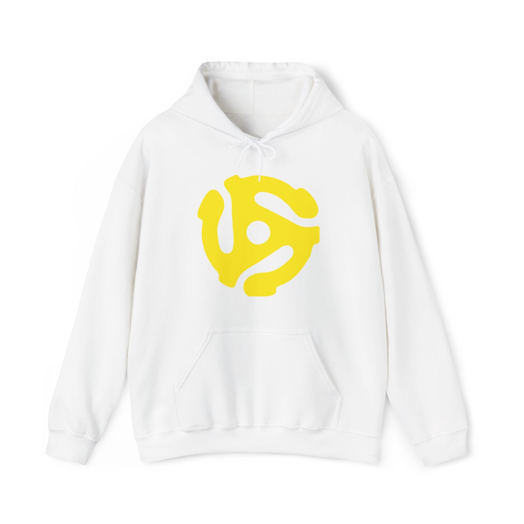 Yellow Spider Vinyl Record Insert Unisex Heavy Blend Hooded Sweatshirt