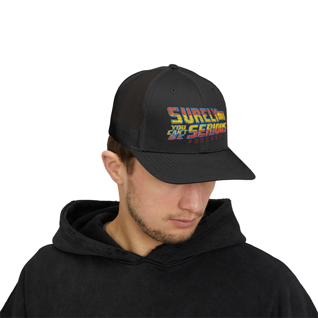 Surely You Can't Be Serious Podcast Trucker Cap